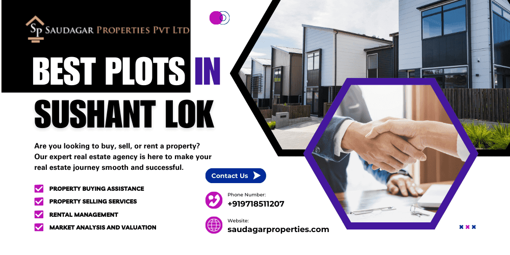best plots in Sushant Lok